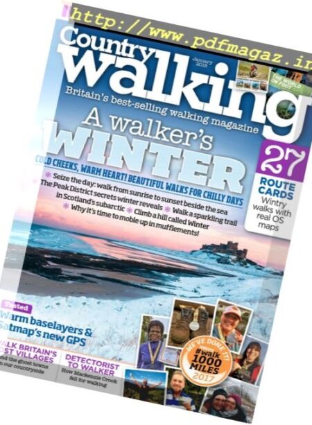 Country Walking – January 2018 Cover