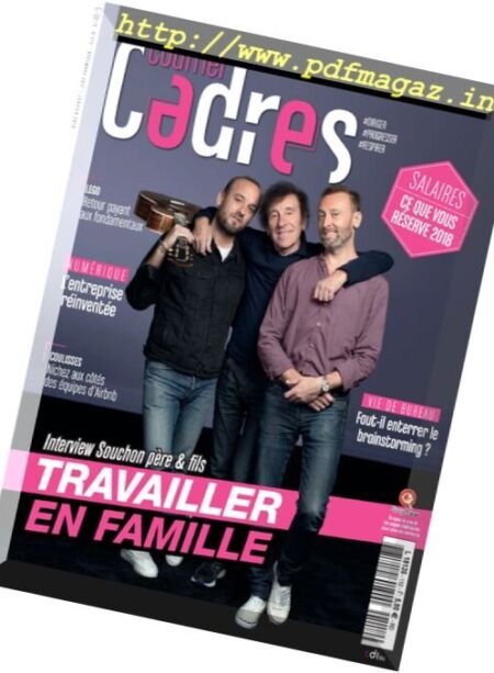 Courrier Cadres & Dirigeants – decembre 2017 Cover