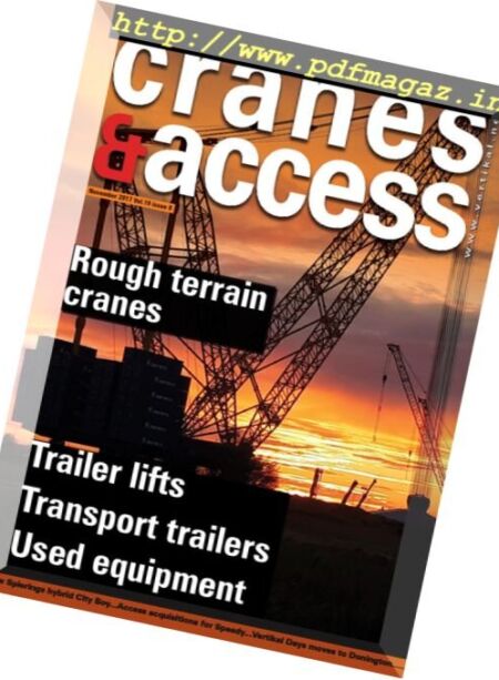 Cranes & Access – November 2017 Cover
