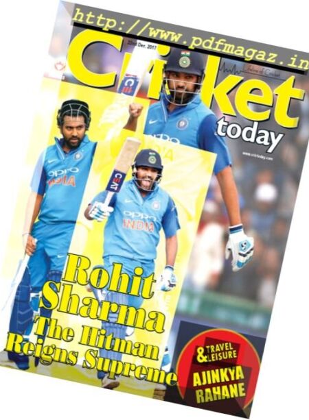 Cricket Today – 22 December 2017 Cover