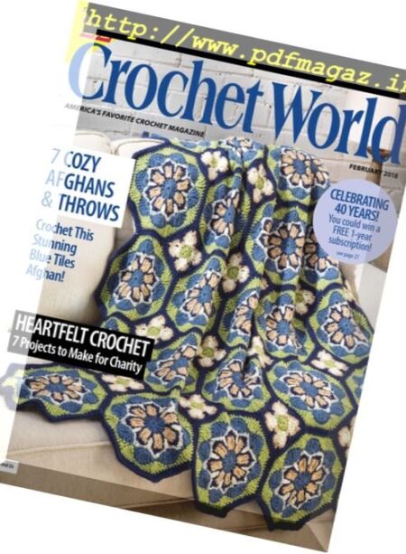 Crochet World – February 2018 Cover