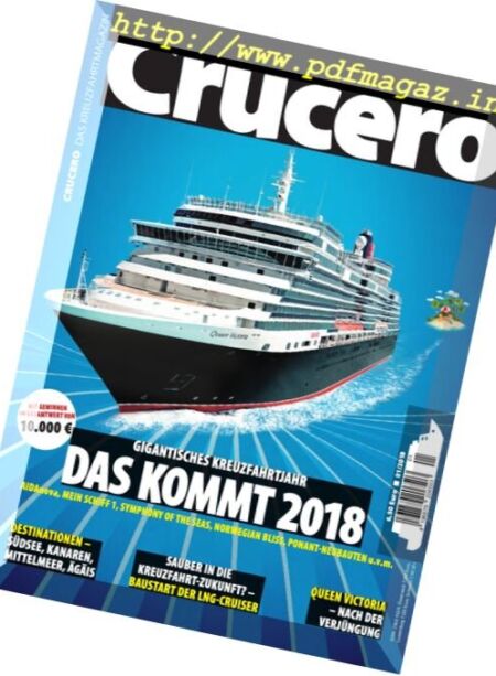 Crucero Germany – Januar – Marz 2018 Cover