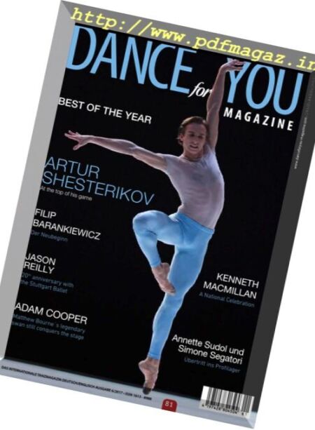 Dance For You – Nr.6, 2017 Cover