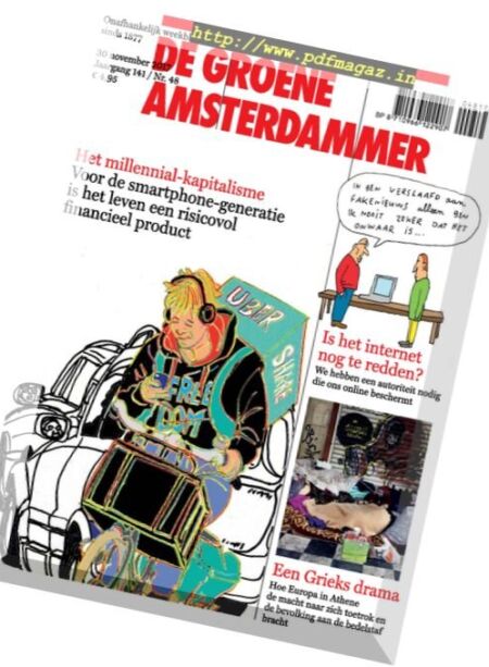 De Groene Amsterdammer – 30 november 2017 Cover