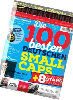 Der Aktionar – 15 Dezember 2018