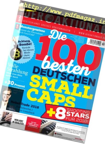 Der Aktionar – 15 Dezember 2018 Cover