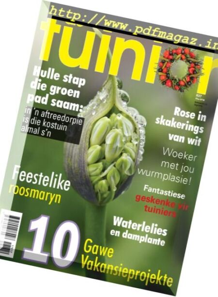 Die Tuinier – Desember 2017 Cover
