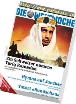 Die Weltwoche – 7 Dezember 2017