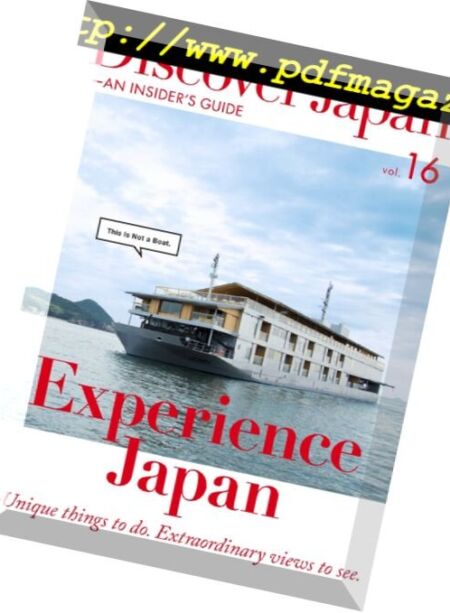 Discover Japan – An Insider’s Guide – December 2017 Cover