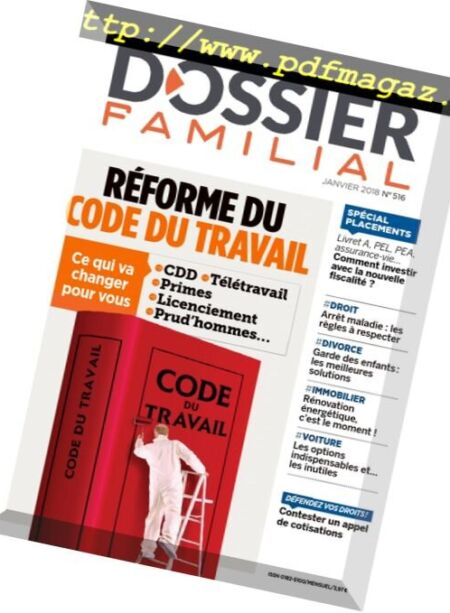 Dossier Familial – janvier 2018 Cover