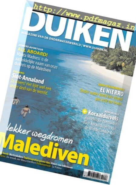 Duiken – December 2017 Cover