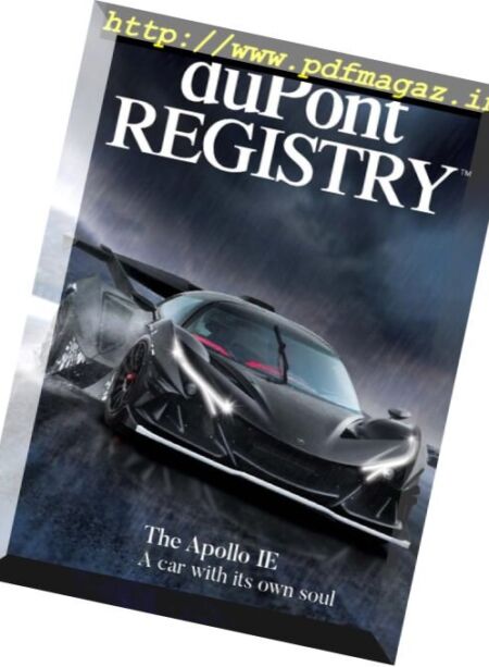 duPont Registry – January 2018 Cover