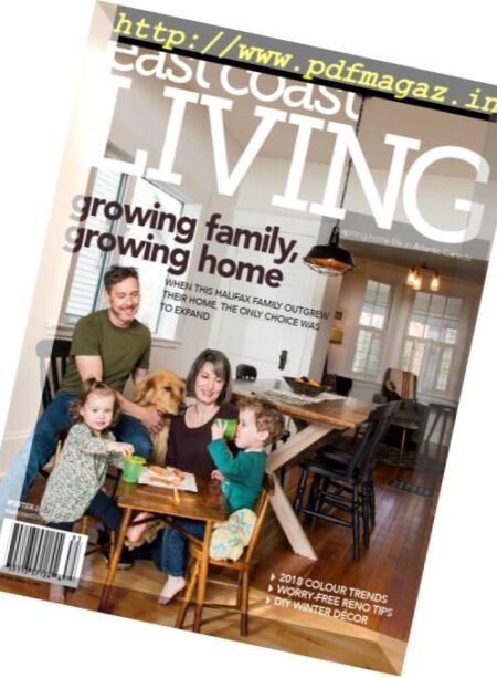 East Coast Living – Winter 2017 Cover
