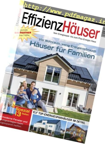 Effizienzhauser – Dezember 2017-Januar 2018 Cover