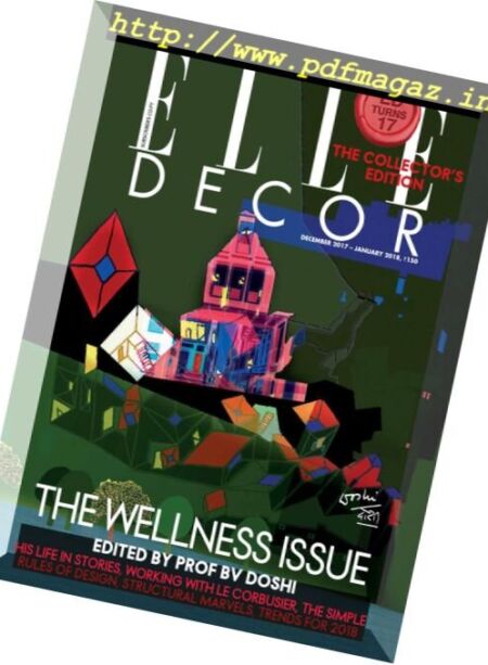 Elle Decor India – December-January 2017 Cover