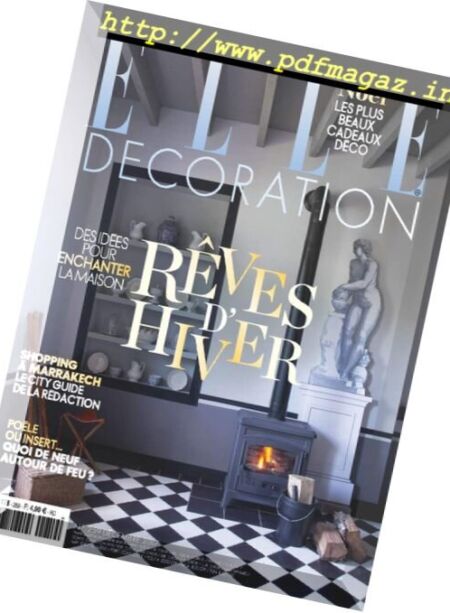 Elle Decoration France – Decembre 2017 Cover