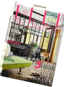 Elle Decoration Sweden – November 2017