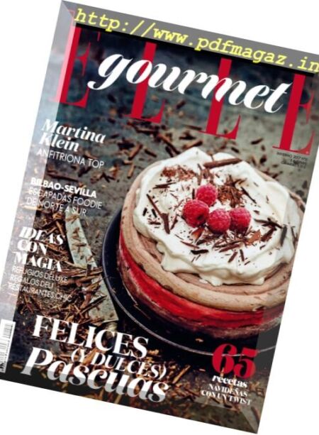 Elle Gourmet – diciembre 2017 Cover