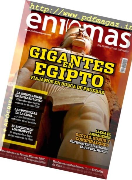 Enigmas – diciembre 2017 Cover