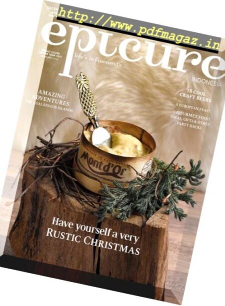 epicure Indonesia – November 2017 Cover