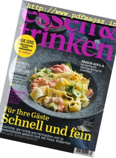 Essen & Trinken – Januar 2018 Cover