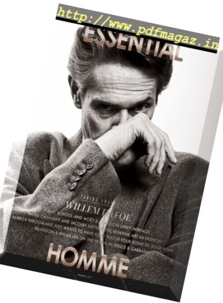 Essential Homme – December-January 2017 Cover