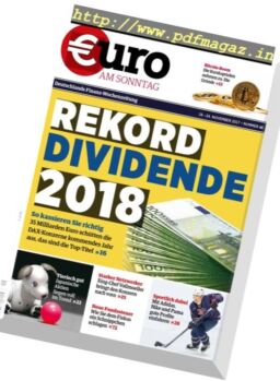 Euro am Sonntag – 19 November 2017