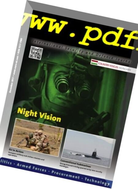 European Security and Defence – December 2017 Cover