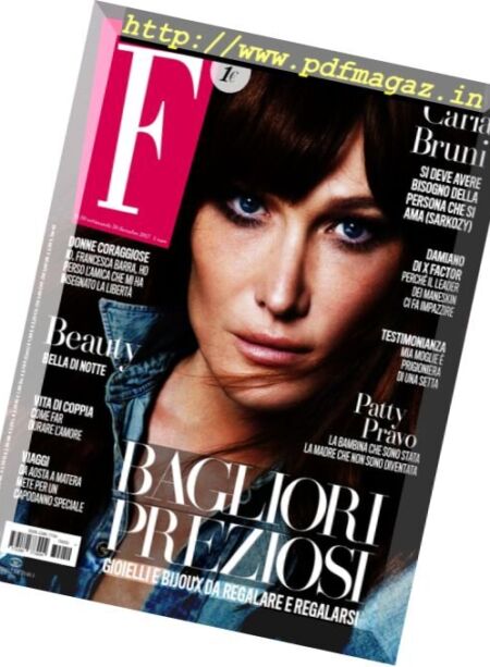 F – 20 Dicembre 2017 Cover
