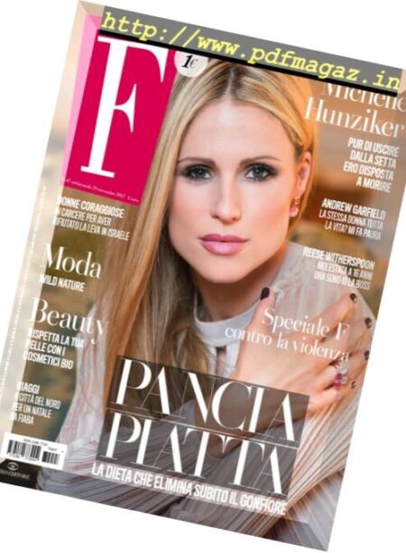F – 29 Novembre 2017 Cover