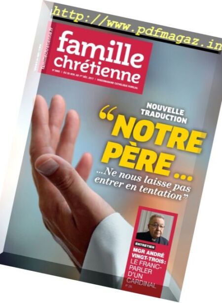 Famille Chretienne – 21 novembre 2017 Cover