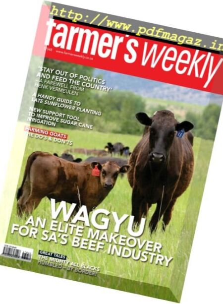 Farmer’s Weekly – 15 December 2017 Cover
