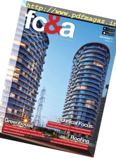 FC&A.Future Constructor & Architect – November 2017 Cover