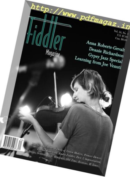 Fiddler – November 2017 Cover