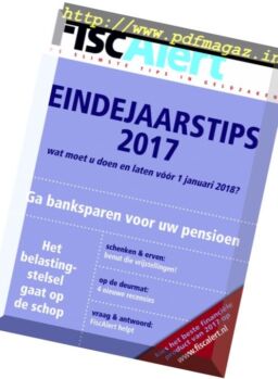 FiscAlert – November 2017