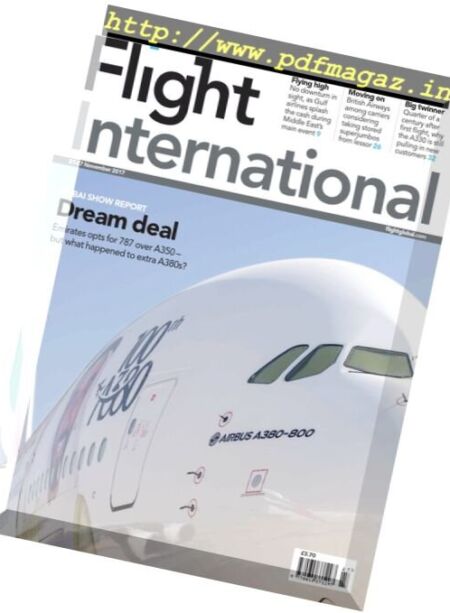Flight International – 21 – 27 November 2017 Cover