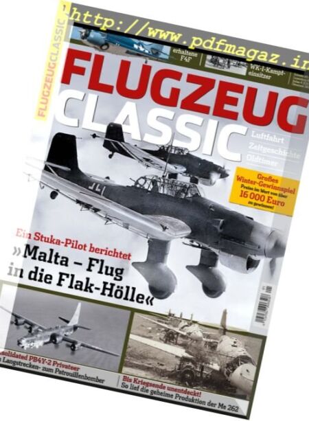 Flugzeug Classic – Januar 2018 Cover