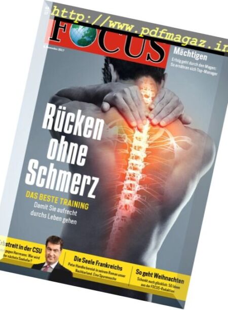 Focus – 2 Dezember 2017 Cover