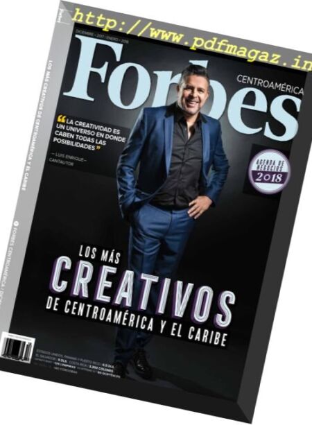 Forbes Centroamerica – diciembre 2017 Cover