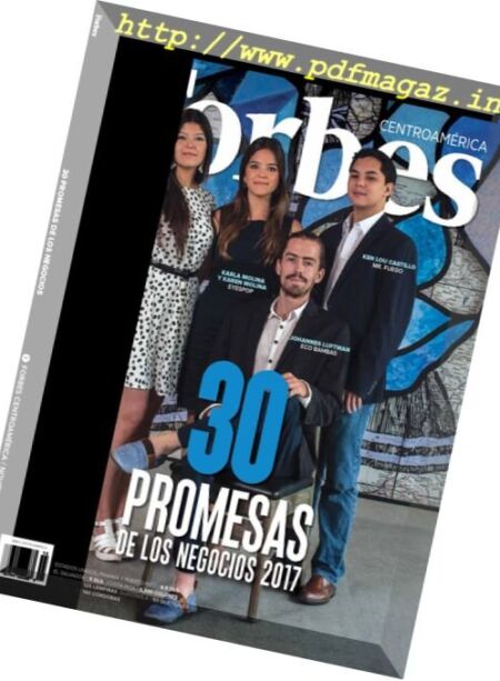 Forbes Centroamerica – noviembre 2017 Cover