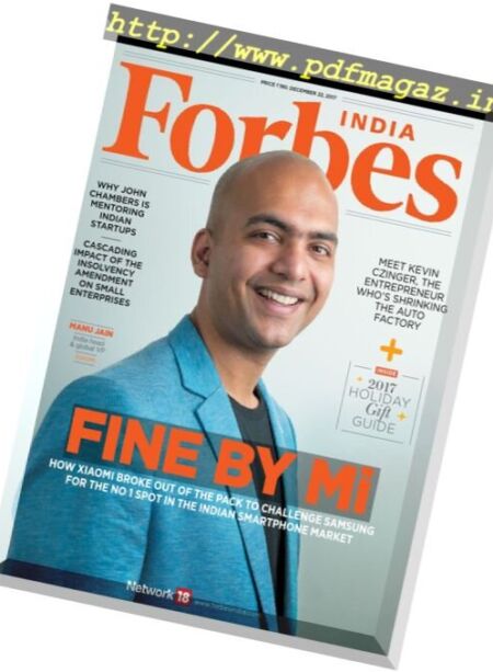 Forbes India – December 22, 2017 Cover