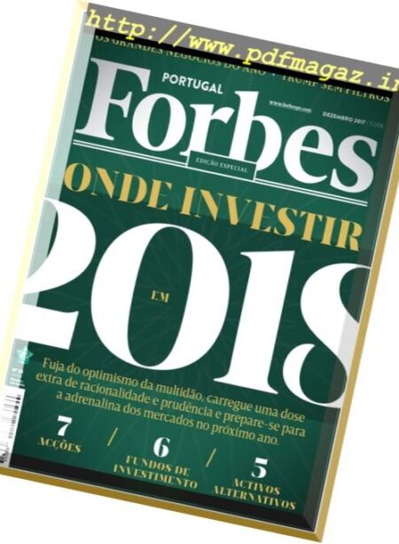 Forbes Portugal – Dezembro 2017 Cover