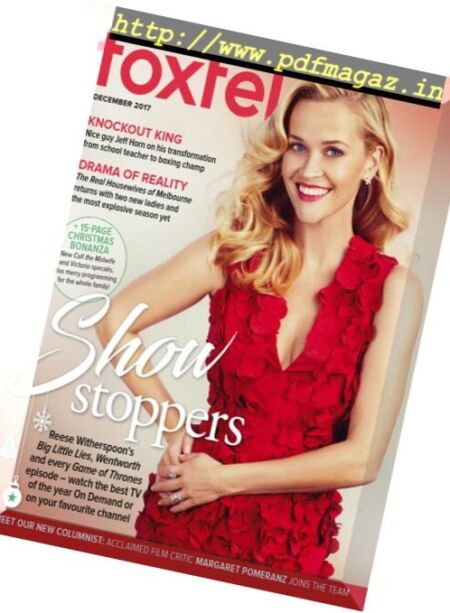 Foxtel Magazine – December 2017 Cover