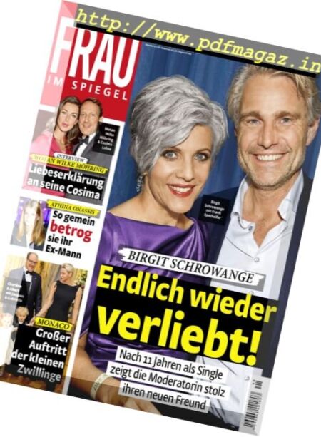 Frau im Spiegel – 22 November 2017 Cover