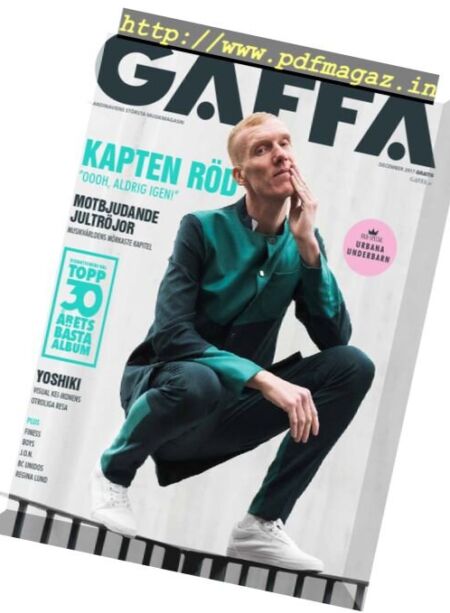 Gaffa Sverige – november 2017 Cover