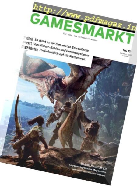 Gamesmarkt Germany – Dezember 2017 Cover