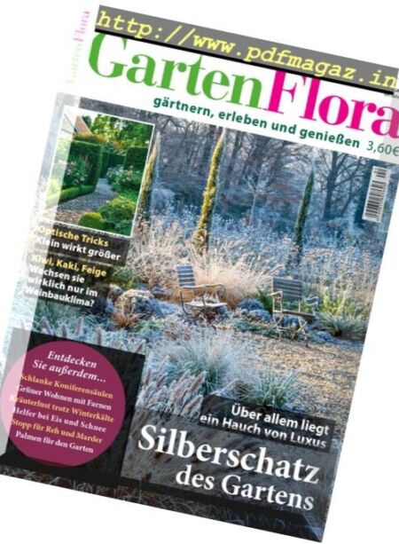 GartenFlora – Januar 2018 Cover