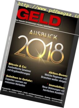 Geld Magazin – Dezember 2017