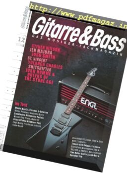 Gitarre & Bass – Dezember 2017
