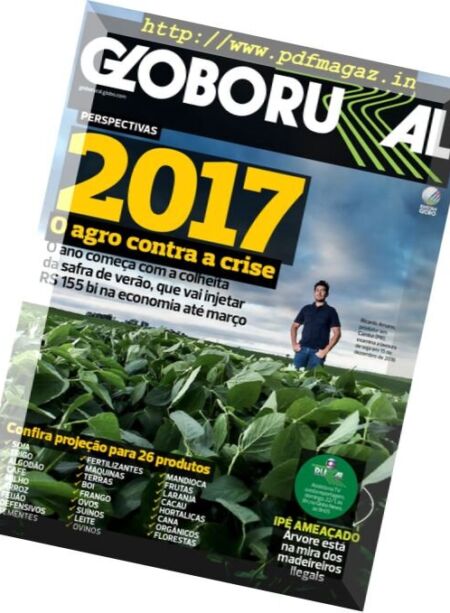 Globo Rural Brazil – Janeiro 2017 Cover